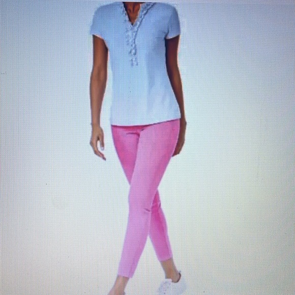 EUC! Lilly Pulitzer Corso Pant Aura Pink Sz 8 - Picture 13 of 13